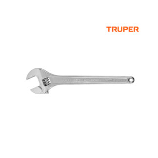 Llave francesa 15" profesional cromada TRUPER