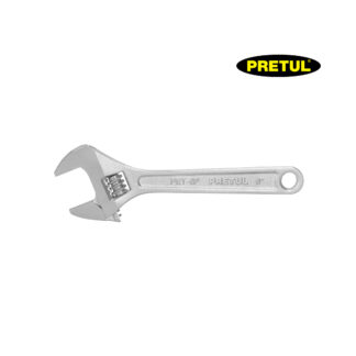 Llave francesa 6" cromada PRETUL
