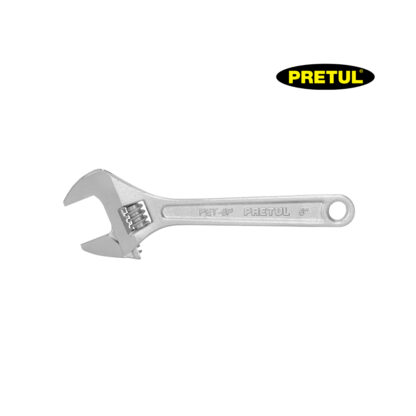Llave francesa 6" cromada PRETUL