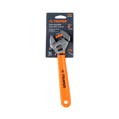 Llave francesa 8" cromada con mango de PVC TRUPER - Imagen 3