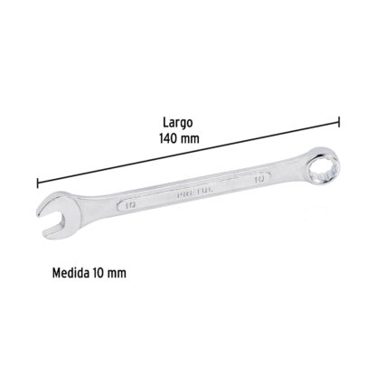 Llave mixta 10 mm x 140 mm PRETUL - Imagen 2