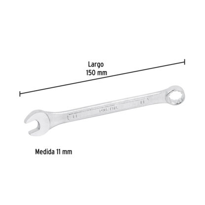 Llave mixta 11 mm x 150 mm PRETUL - Imagen 2