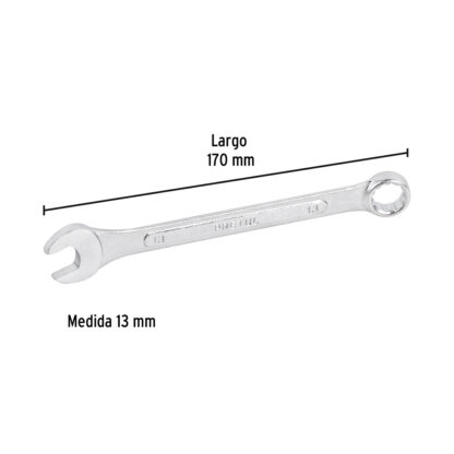 Llave mixta 13 mm x 170 mm PRETUL - Imagen 2