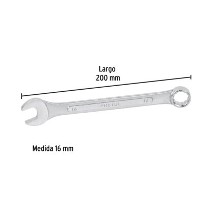 Llave mixta 16 mm x 200 mm PRETUL - Imagen 2