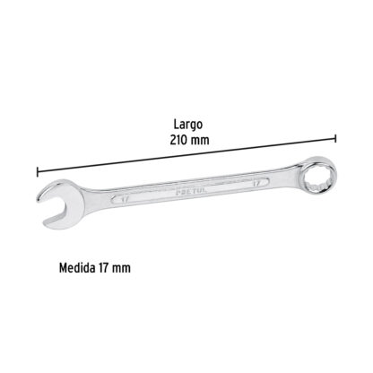 Llave mixta 17 mm x 210 mm PRETUL - Imagen 2