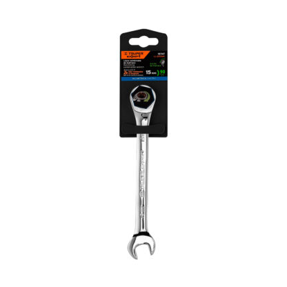Llave mixta con ratchet 15 mm x 194 mm TRUPER - Imagen 3