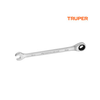 Llave mixta con ratchet 8 mm x 136 mm TRUPER