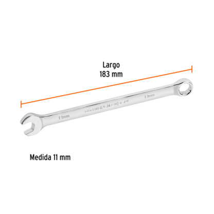 Llave mixta extralarga 11 mm x 183 mm TRUPER - Imagen 2