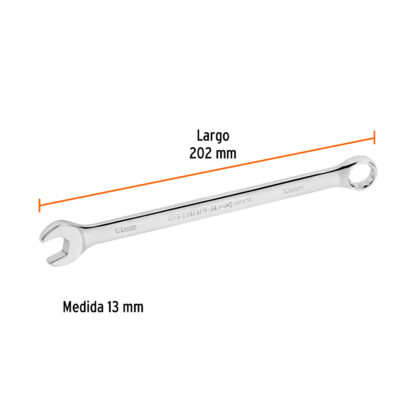 Llave mixta extralarga 13 mm x 202 mm TRUPER - Imagen 2