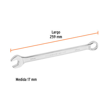 Llave mixta extralarga 17 mm x 259 mm TRUPER - Imagen 2