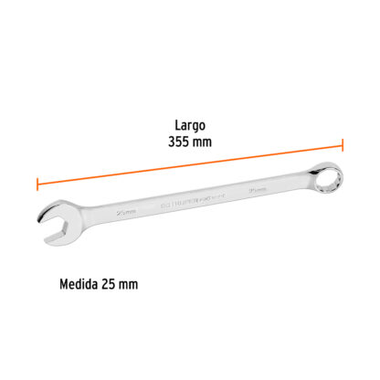 Llave mixta extralarga 25 mm x 355 mm TRUPER - Imagen 2