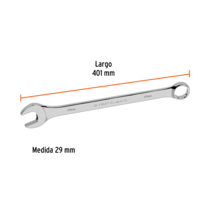 Llave mixta extralarga 29 mm x 401 mm TRUPER - Imagen 2