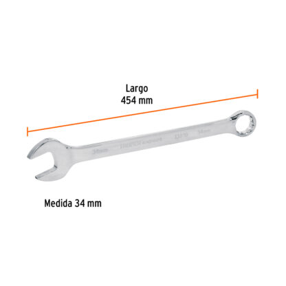 Llave mixta extralarga 34 mm x 454 mm TRUPER - Imagen 2