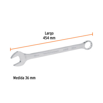 Llave mixta extralarga 36 mm x 454 mm TRUPER - Imagen 2