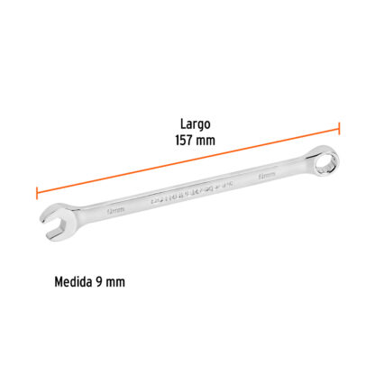 Llave mixta extralarga 9 mm x 157 mm TRUPER - Imagen 2
