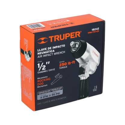 Llave (pistola) de impacto neumática 1/2" TRUPER - Imagen 4