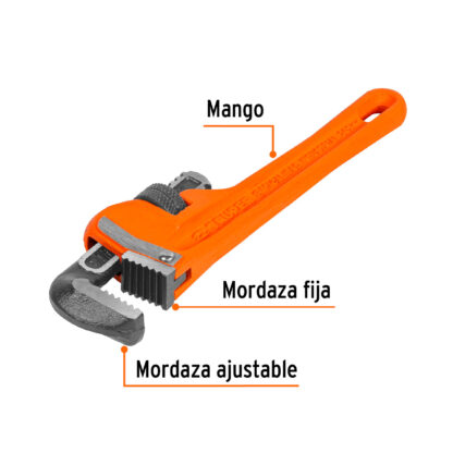 Llave stilson 8" industrial TRUPER - Imagen 2