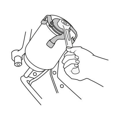 Llave universal para filtro de aceite TRUPER - Imagen 3