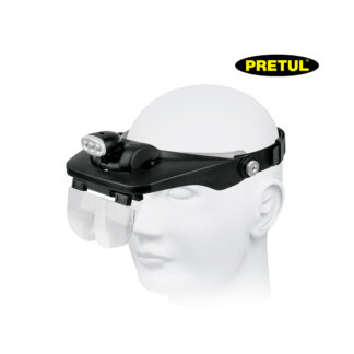 Lupa optovisor de 3 LEDs PRETUL