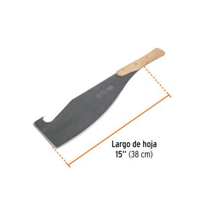 Machete cañero con gancho 21" TRUPER - Imagen 2