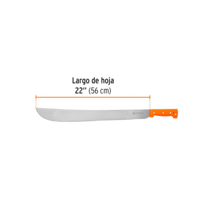 Machete estándar 22" cacha remachada naranja TRUPER - Imagen 2
