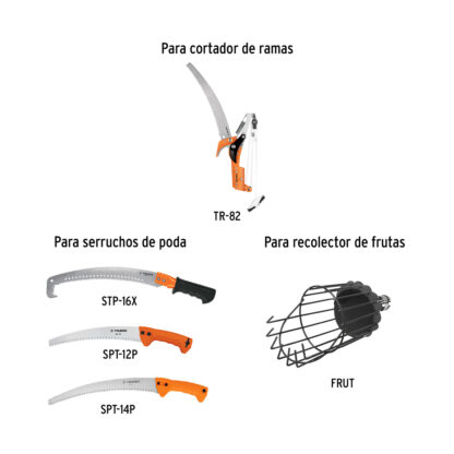Mango telescópico de fibra vidrio de 1.9 a 3.6 m TRUPER - Imagen 2