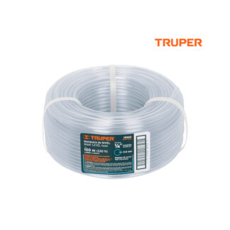 Manguera de nivel 1/4" rollo de 100 m TRUPER