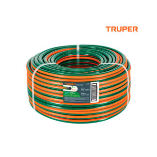 Manguera reforzada 1/2" rollo de 100 m TRUPER