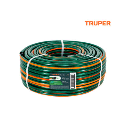Manguera reforzada 5/8" rollo de 100 m TRUPER