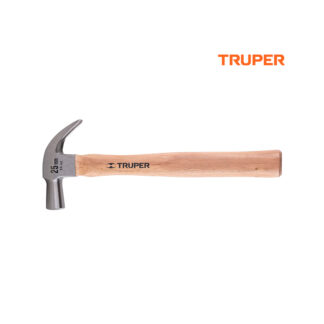 Martillo cabeza cónica 25 mm uña curva, mango madera TRUPER