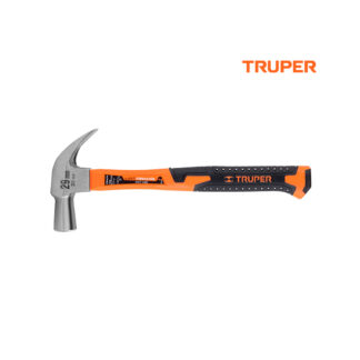 Martillo cabeza cónica 29 mm uña curva, mango fibra vidrio TRUPER