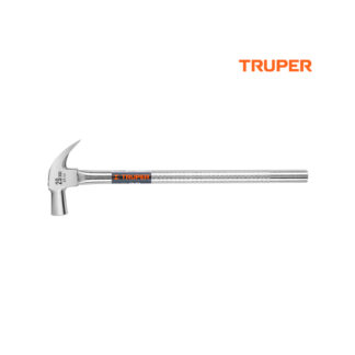 Martillo cabeza cónica 29 mm uña curva, mango tubular TRUPER