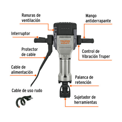 Martillo demoledor HEX 30 kg TRUPER - Imagen 2