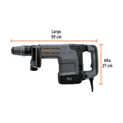 Martillo demoledor SDS Max 10 kg 25 J, 1500 W TRUPER - Imagen 3