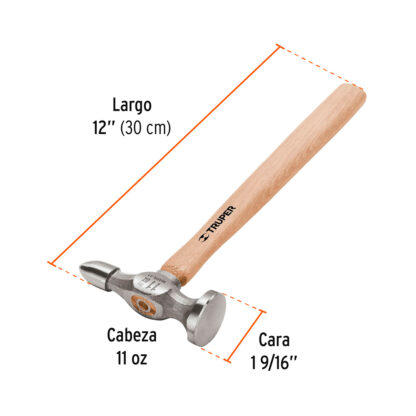 Martillo planchador 11 oz fino TRUPER - Imagen 2
