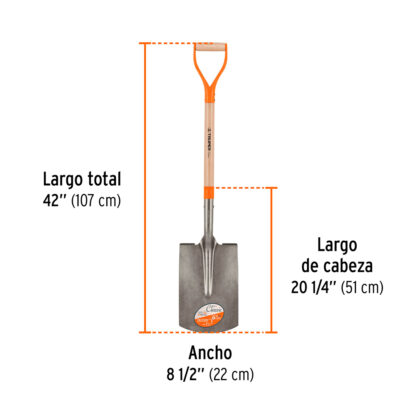 Pala recta, puño "Y" TRUPER - Imagen 2