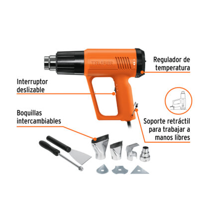 Pistola de calor profesional 2000 W TRUPER - Imagen 3