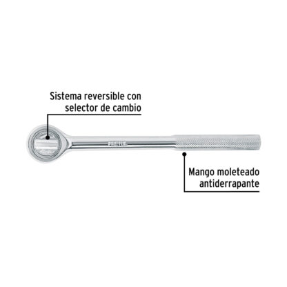 Ratchet cabeza redonda 1/2" PRETUL - Imagen 2