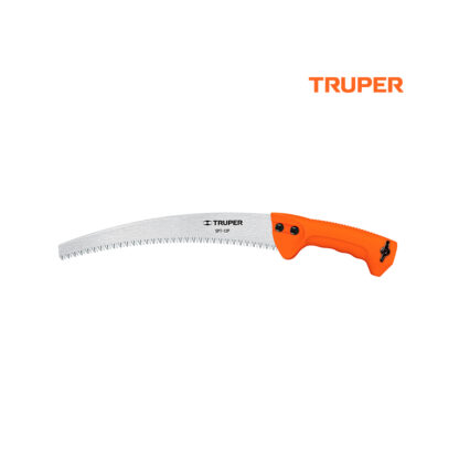 Serrucho de poda hoja curva 12" mango plástico TRUPER