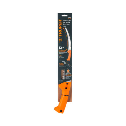 Serrucho de poda hoja curva 14" mango plástico TRUPER - Imagen 3