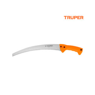 Serrucho de poda hoja curva 14" mango plástico TRUPER