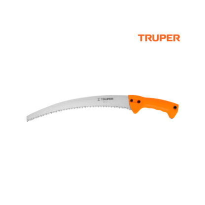 Serrucho de poda hoja curva 14" mango plástico TRUPER