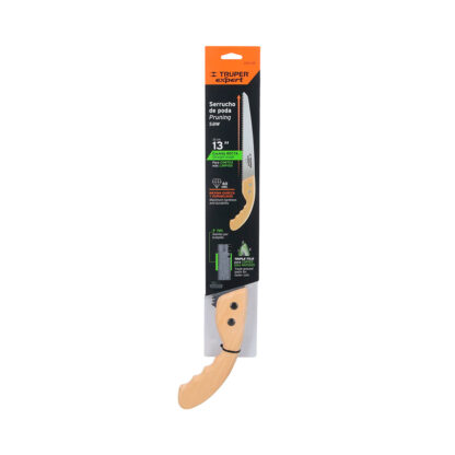 Serrucho de poda hoja recta 13" mango de madera TRUPER - Imagen 3