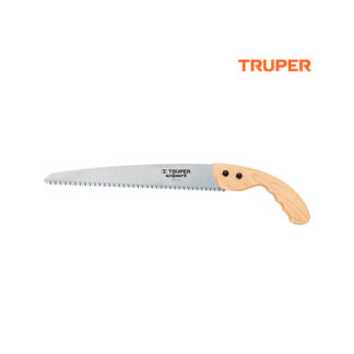 Serrucho de poda hoja recta 13" mango de madera TRUPER