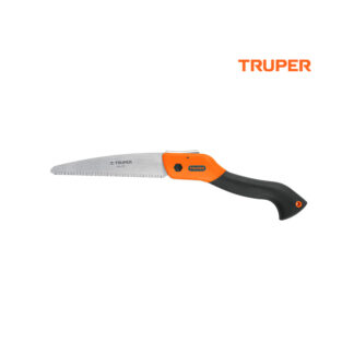 Serrucho de poda hoja recta plegable 7" mango plástico TRUPER