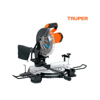 Sierra ingleteadora 10" de 1900 W compuesta para corte de madera y aluminio TRUPER