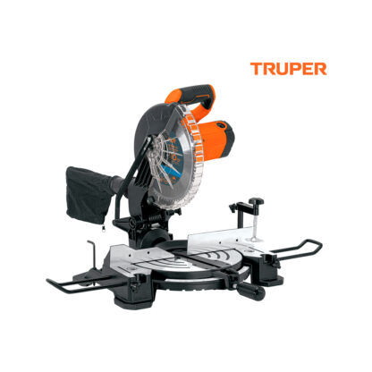 Sierra ingleteadora 10" de 1900 W compuesta para corte de madera y aluminio TRUPER