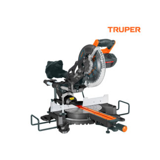 Sierra ingleteadora compuesta para corte de madera y aluminio 10" TRUPER