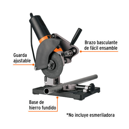 Soporte para amoladora angular de 4 1/2" TRUPER - Imagen 2