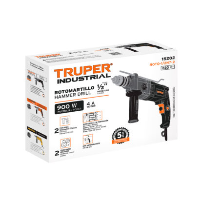 Taladro percutor 1/2" industrial 900 W TRUPER - Imagen 4